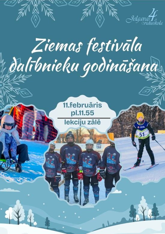 Ziemas festivāla dalībnieku godināšana